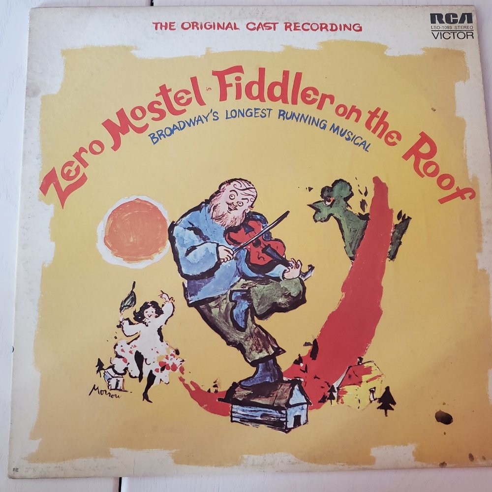 Zero Mostel - Fiddler on the roof Vinyl Record